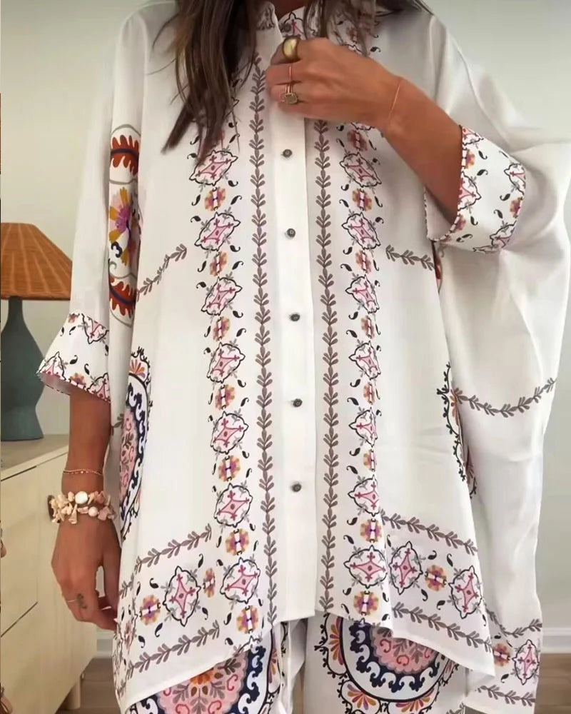 Joy - Conjunto de dos piezas estampado