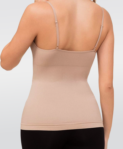 Camiseta interior reductora beige