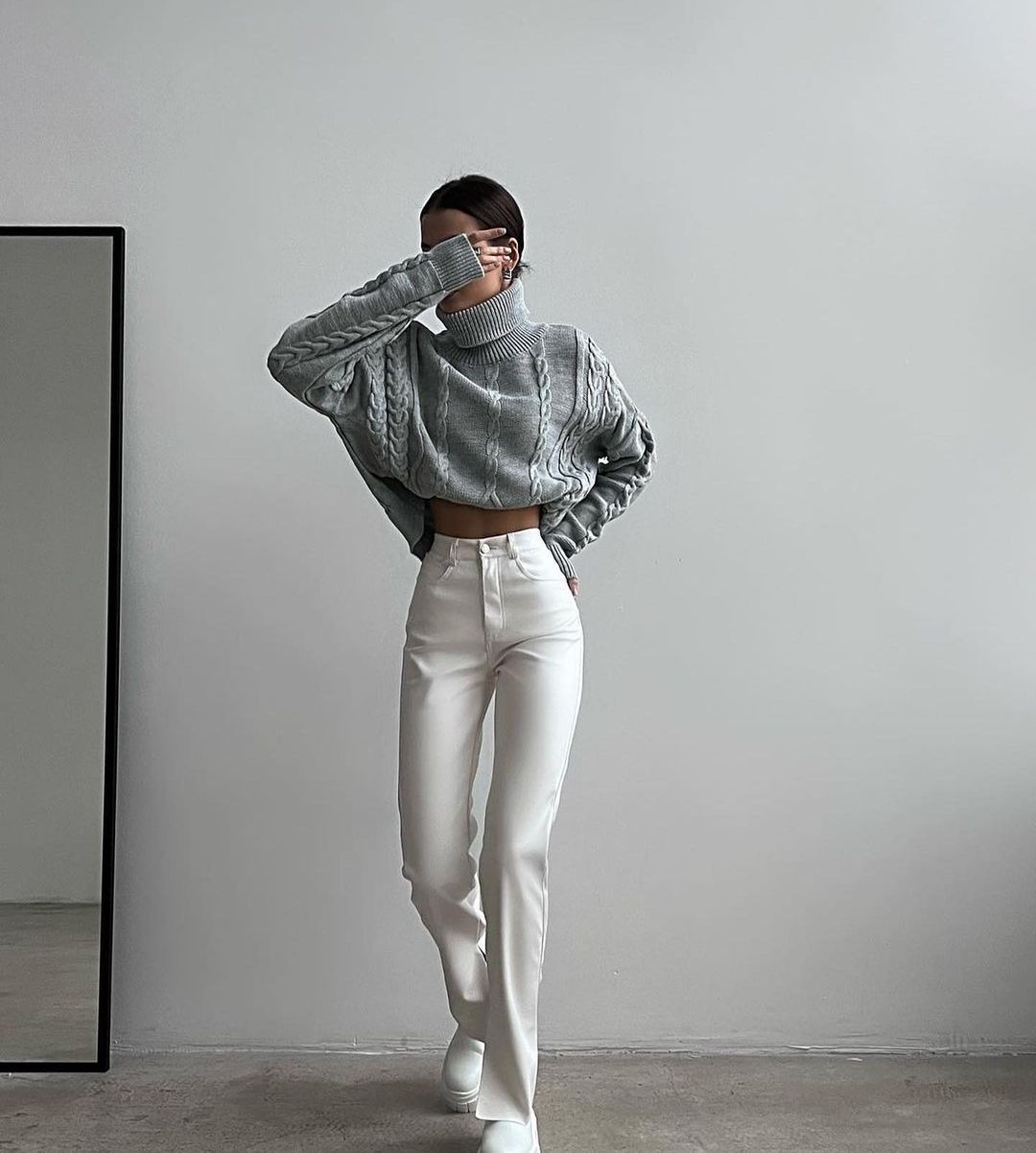 Jersey de cuello alto